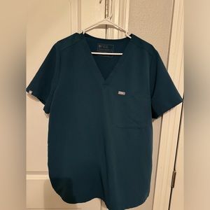 Figs Catarina Top - Carribean Blue - XL